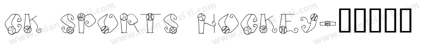 CK Sports Hockey字体转换
